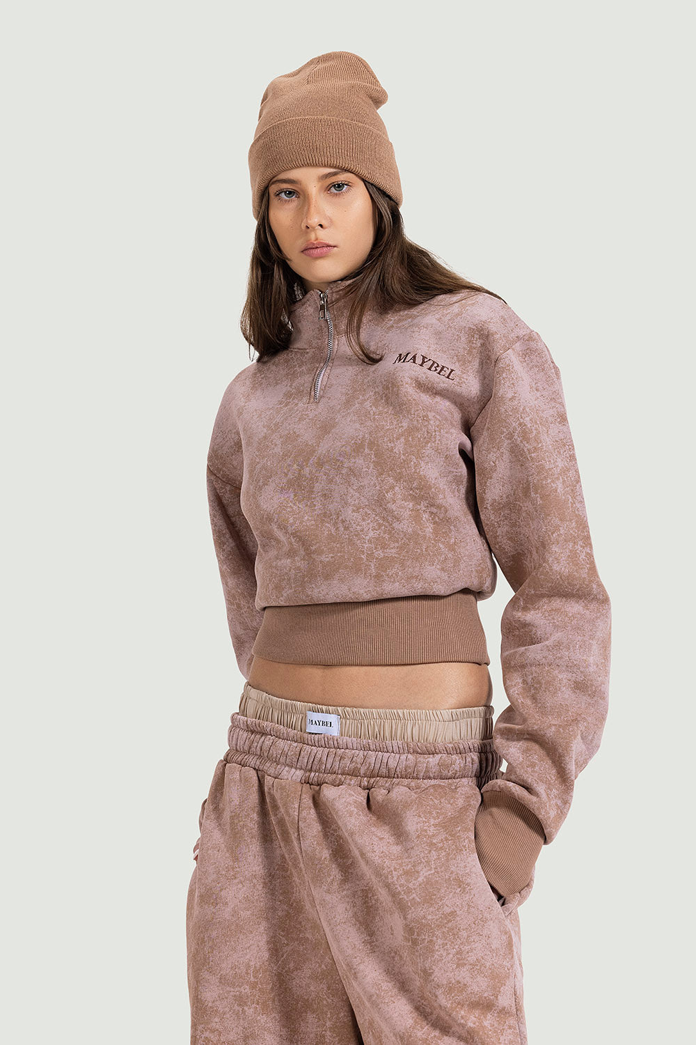 Cookie dough quarter zipper