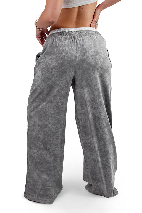 Washed Grey boxer sweatpants