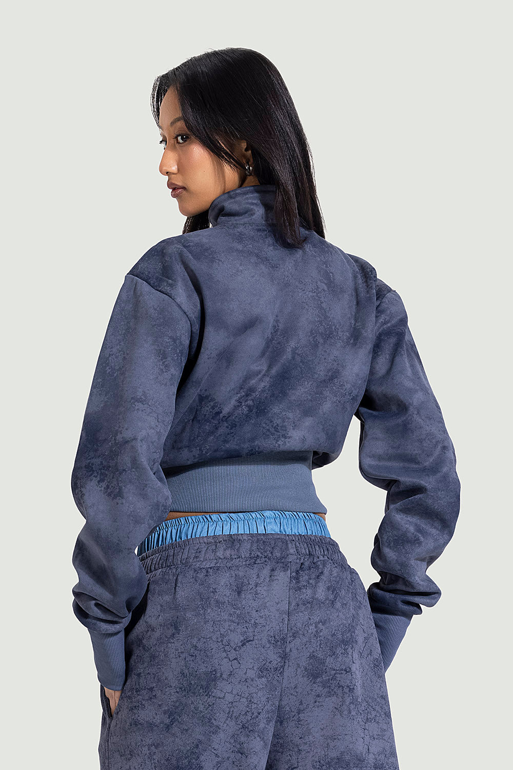 charcoal grey quarter zipper