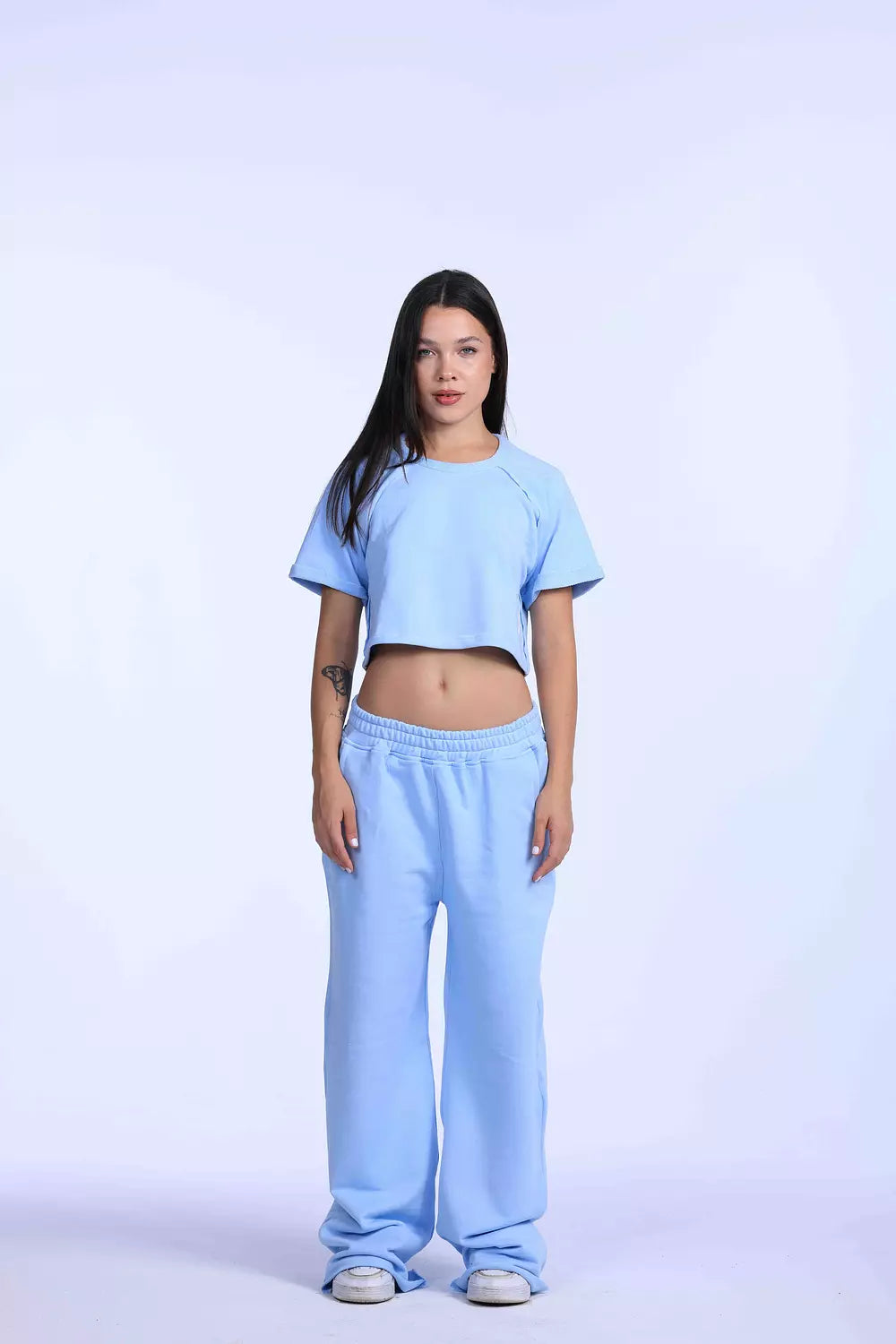Baby blue oversized sweatpants