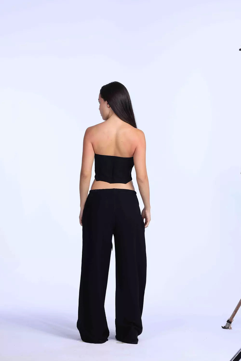 Black Linen corset
