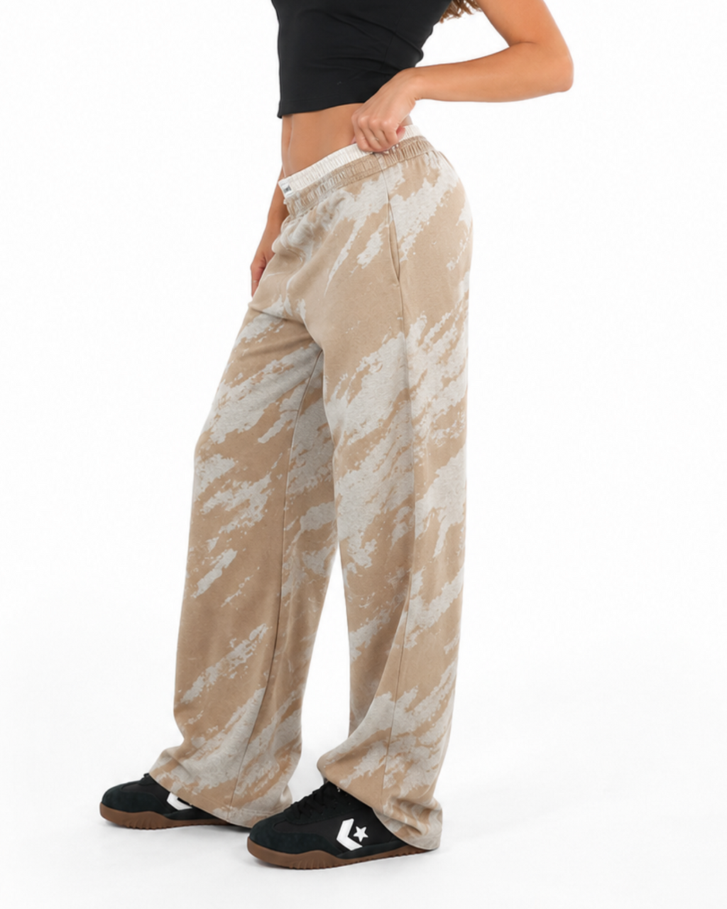 Desert hazelnut boxer sweatpants