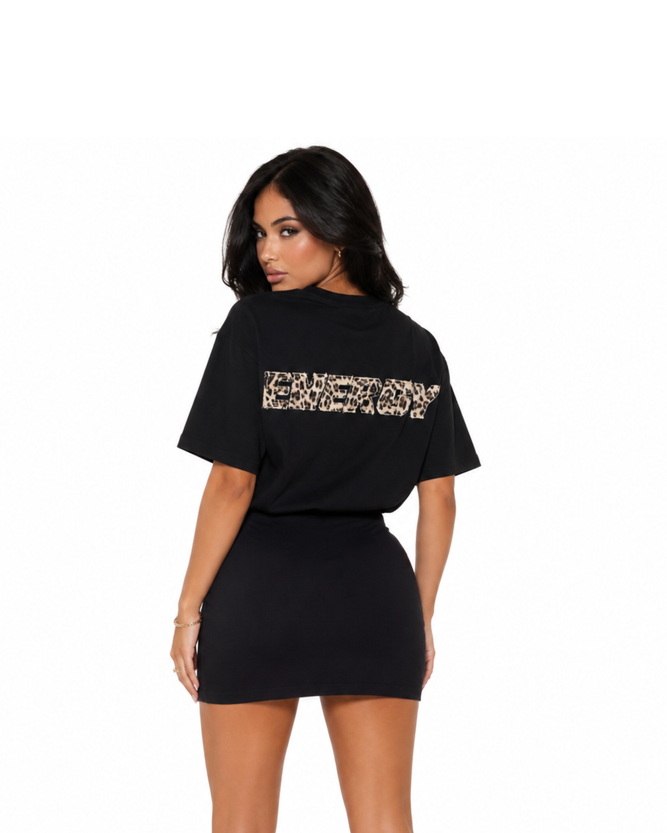 Maybel leopard oversized tee