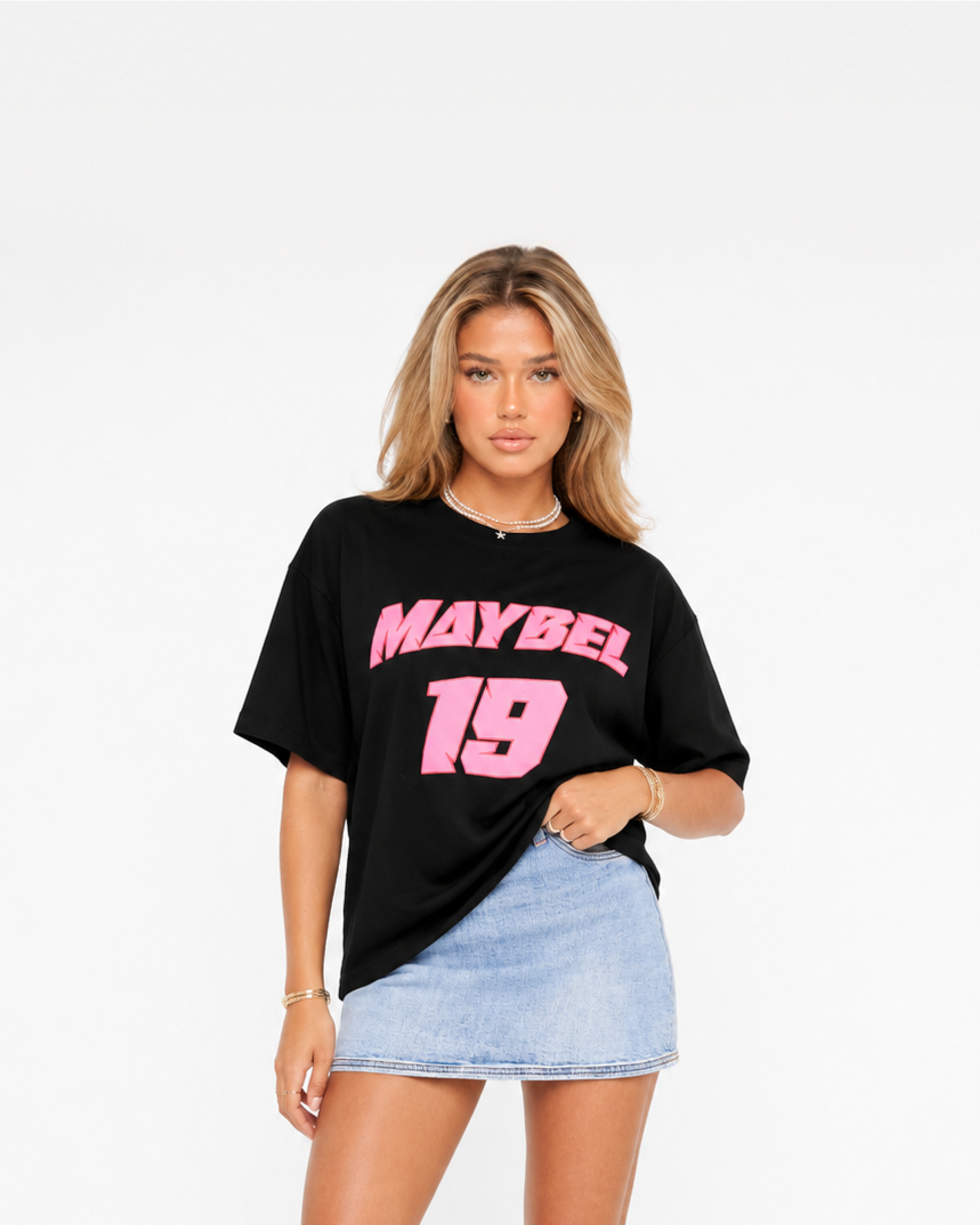 Maybel statment 19 oversized tee