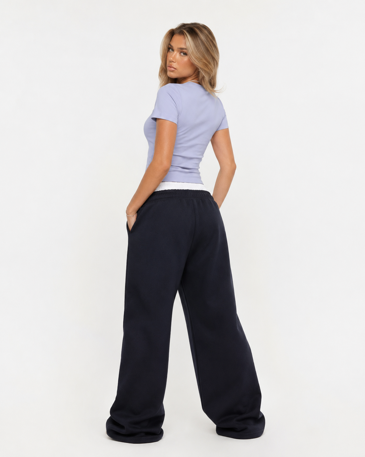 Silver grey basic Top