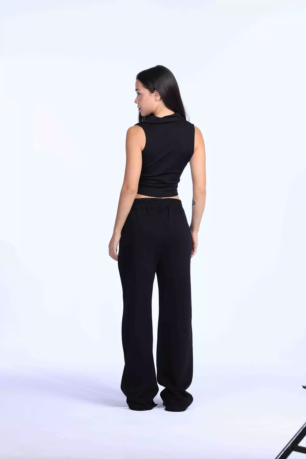 Black oversized sweatpants