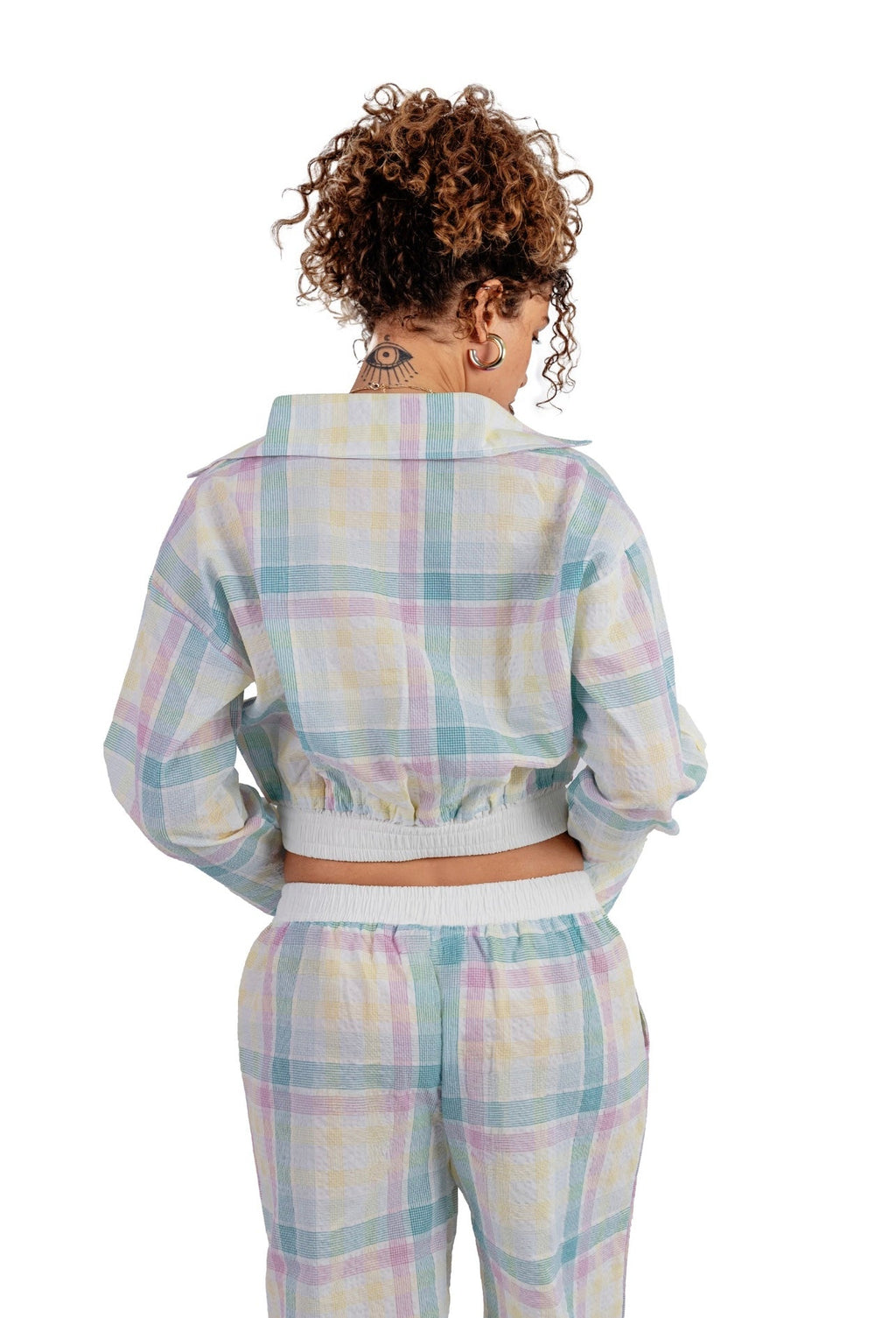 Multicolored Boxer Pants Flow set