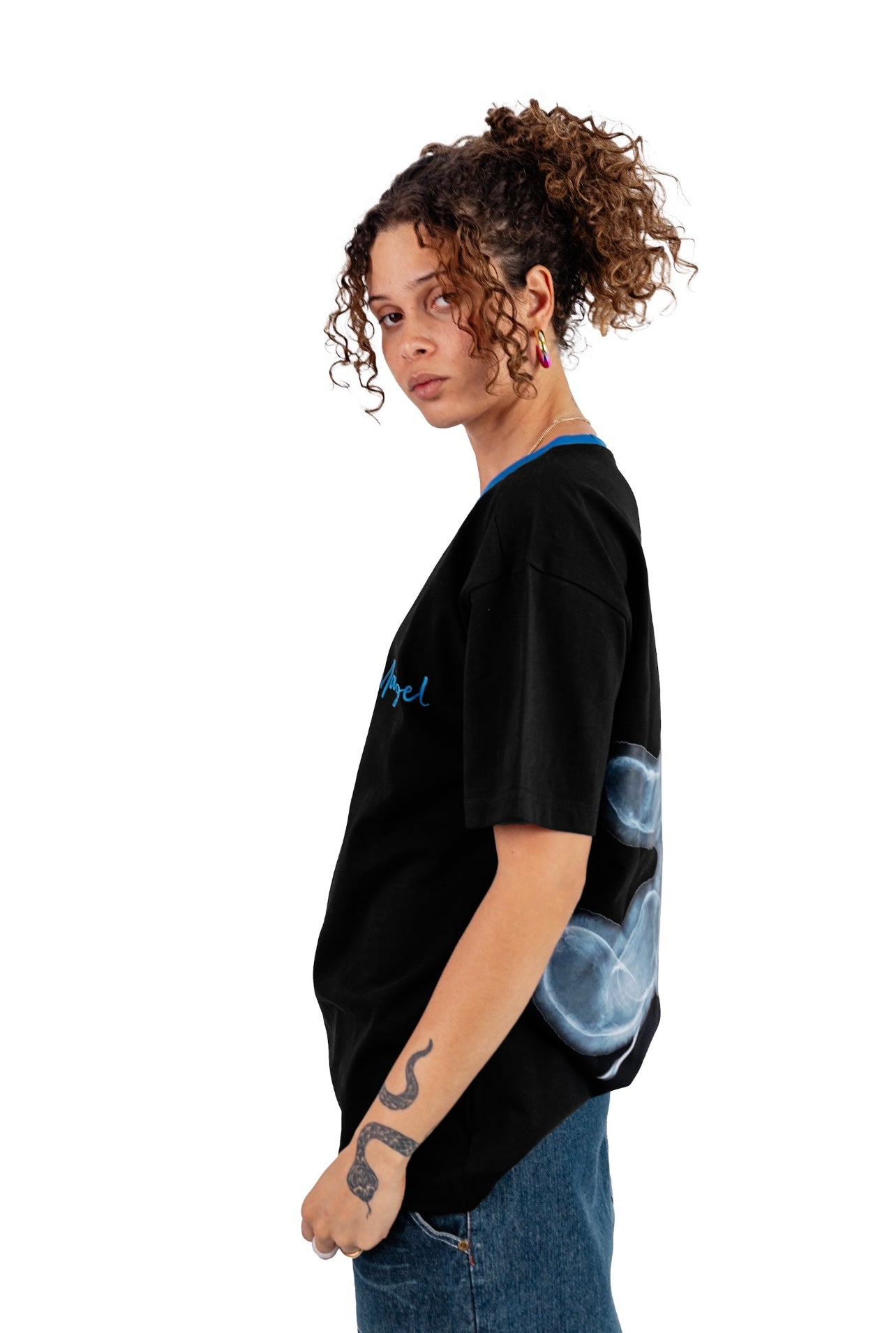 Maybel Blue teddy oversized tee