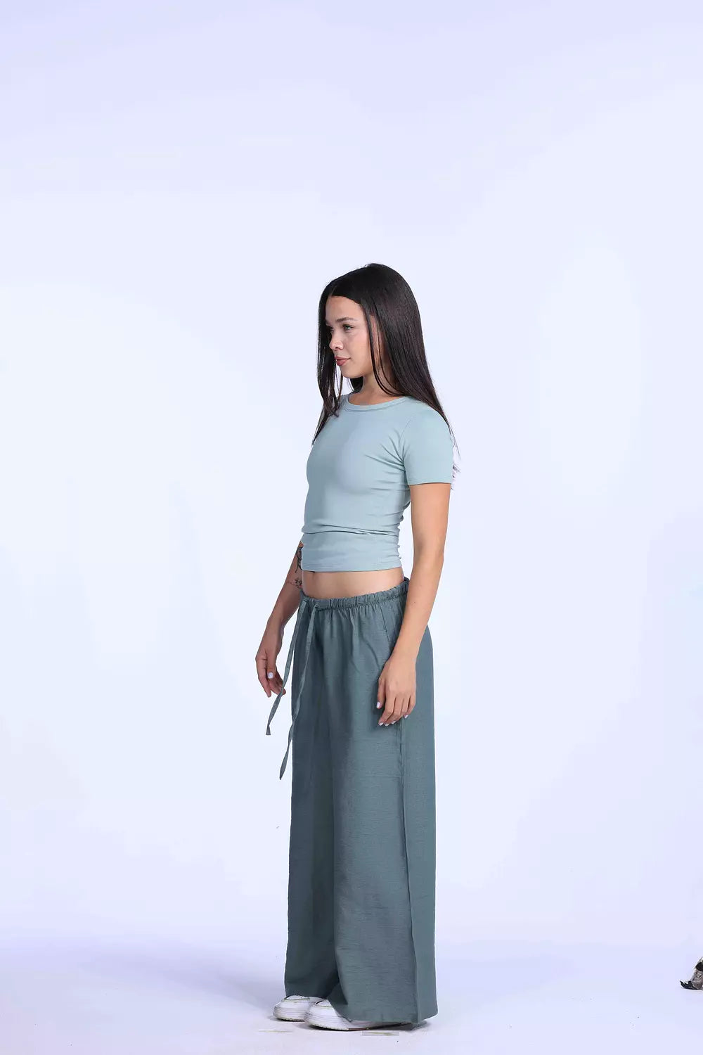 Mint green basic Top