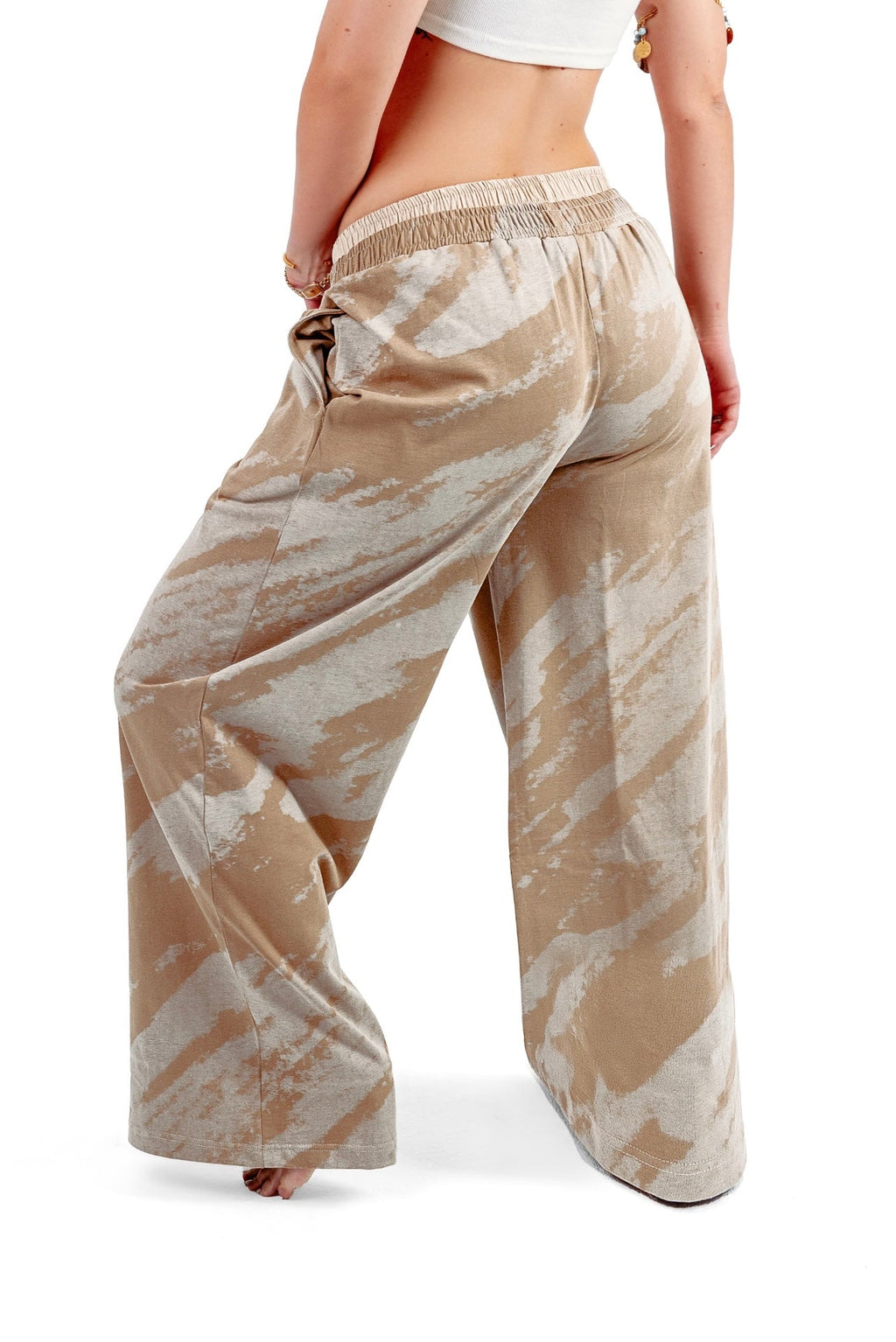 Desert hazelnut boxer sweatpants