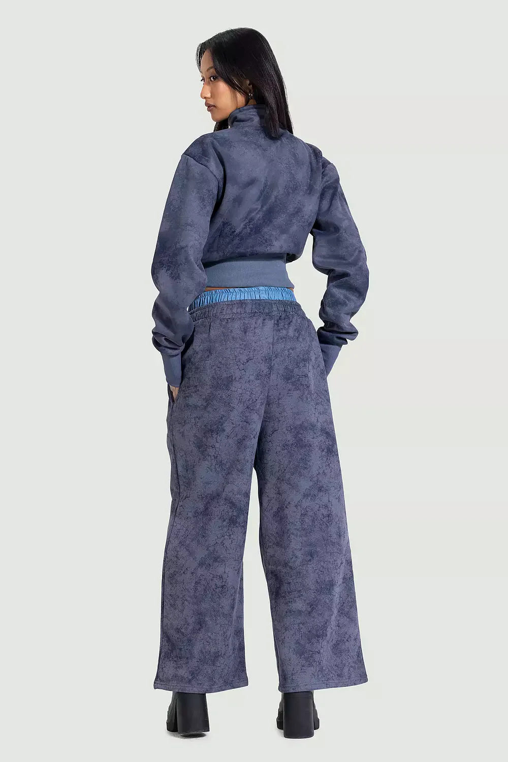 Charcoal stone boxer sweatpants