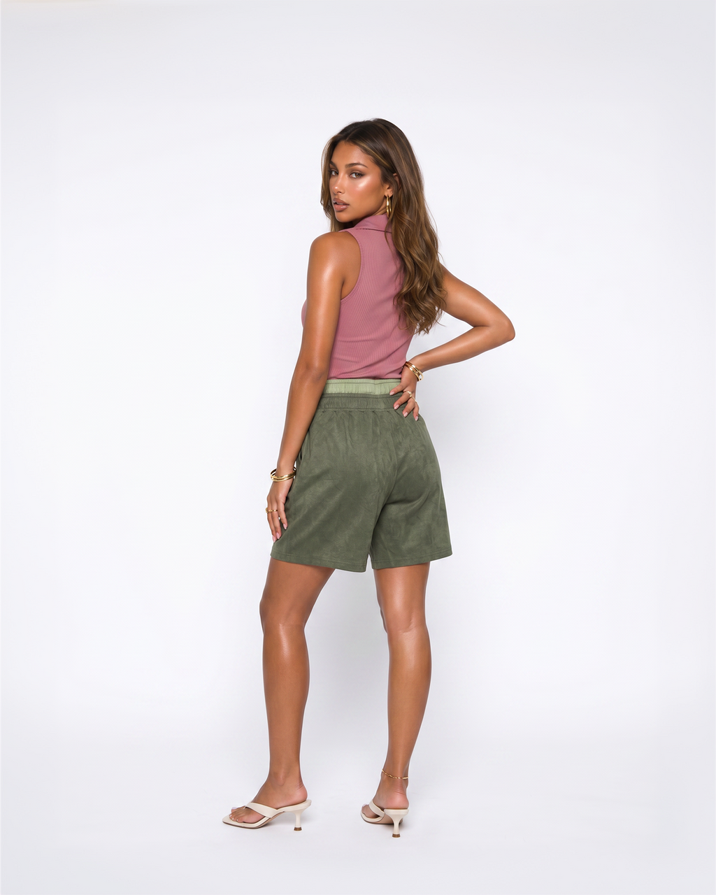 Forest green Jorts