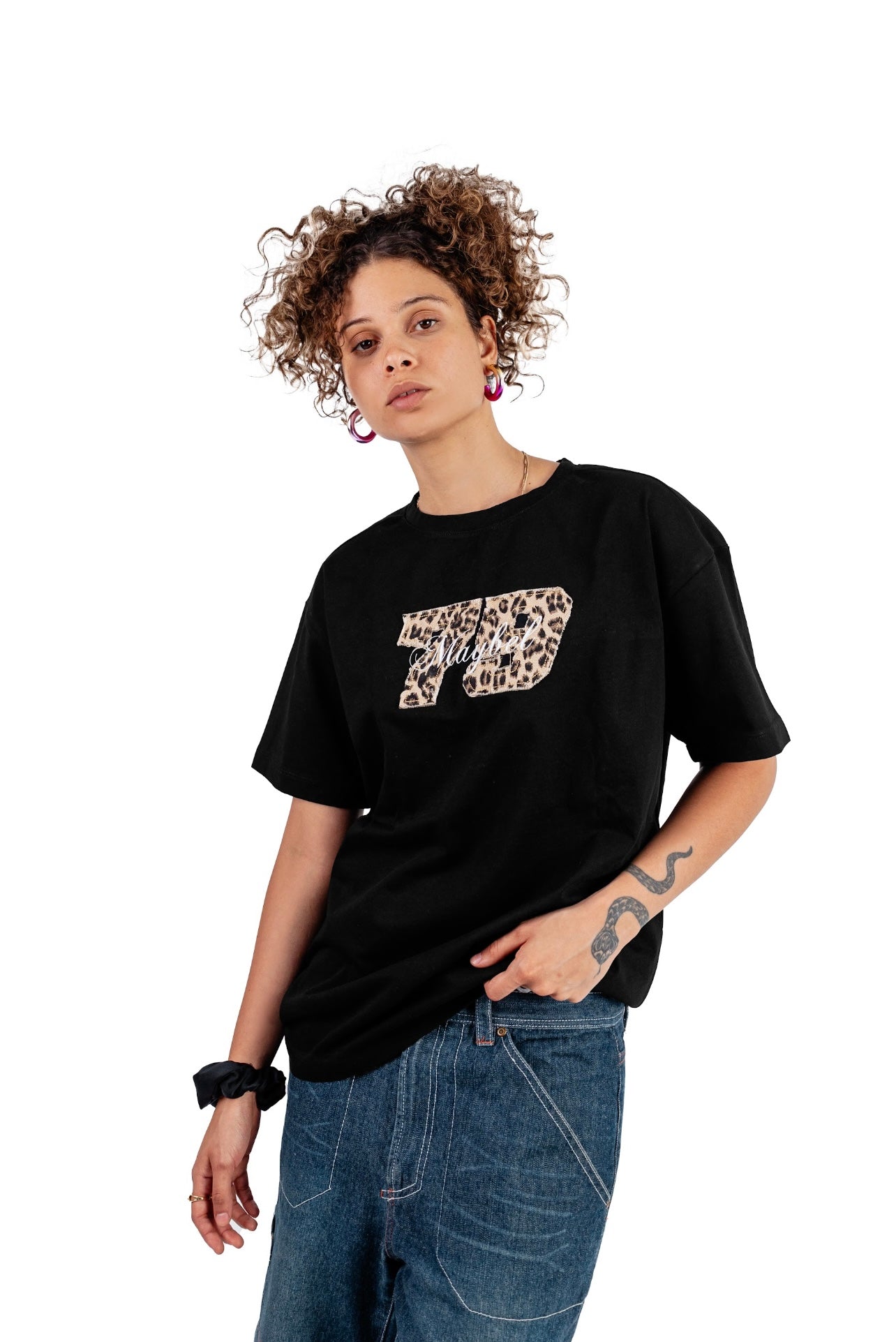 Maybel leopard oversized tee