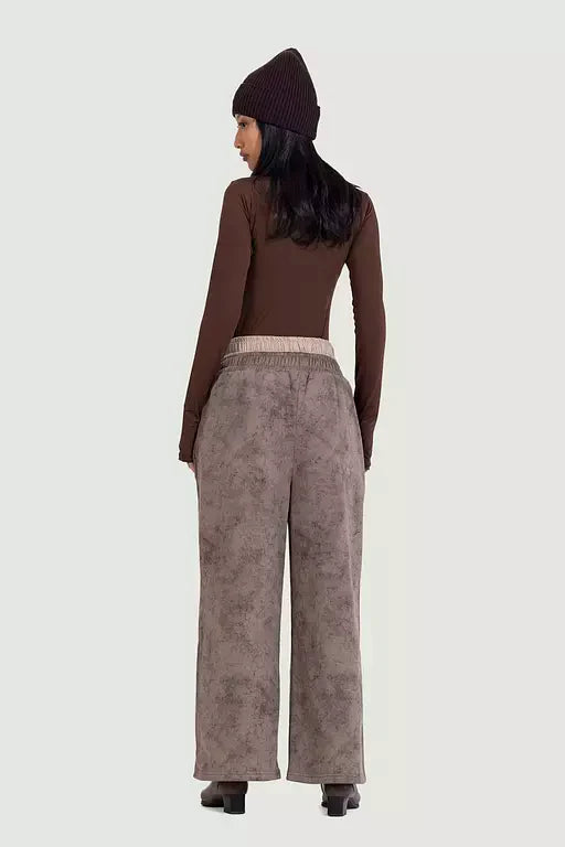 Chocolate boxer sweatpants In Brown