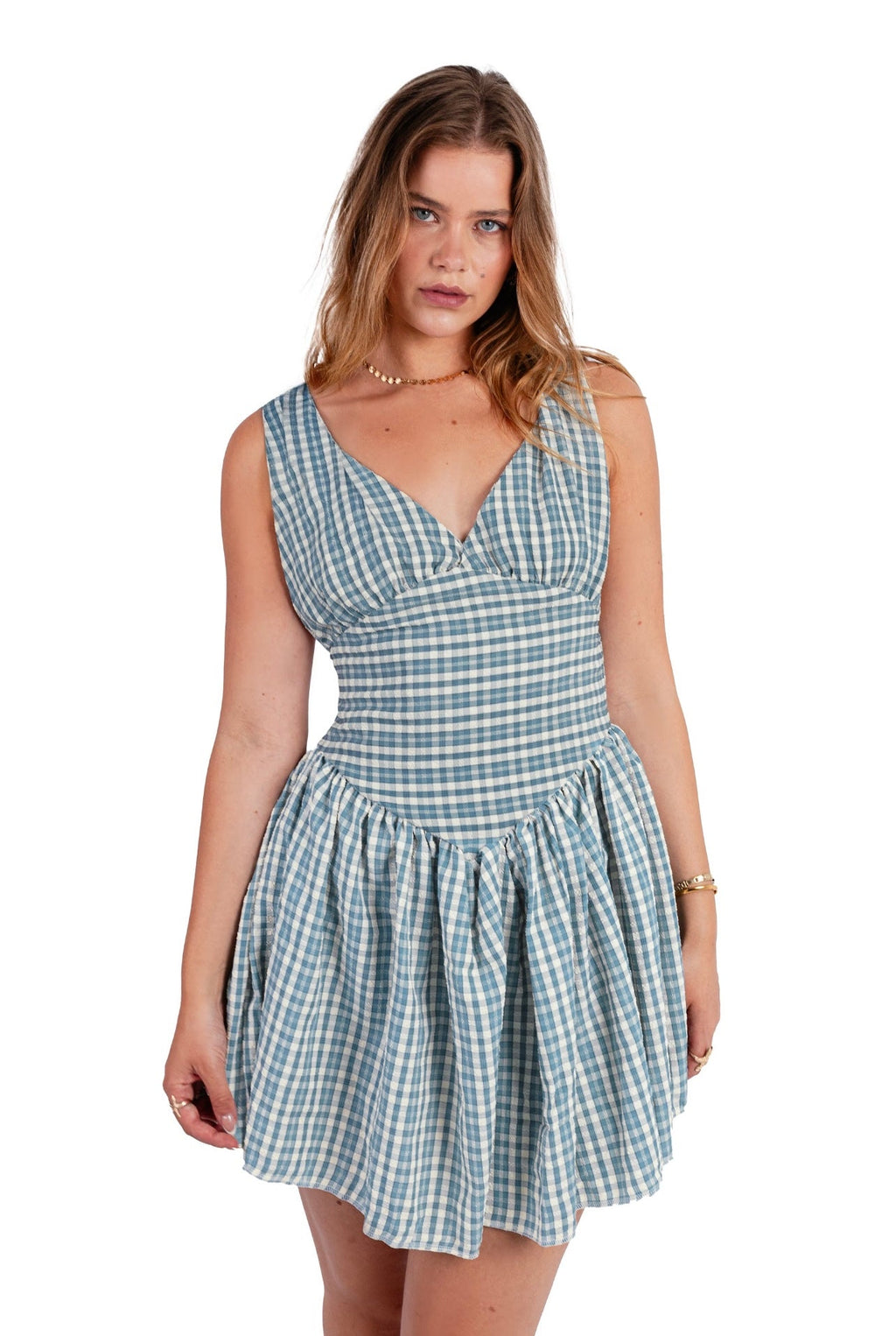 Mini dress in blue