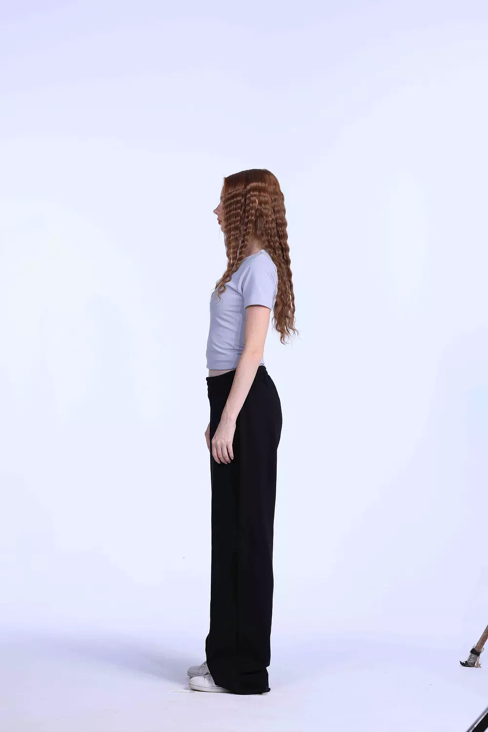 Silver grey basic Top