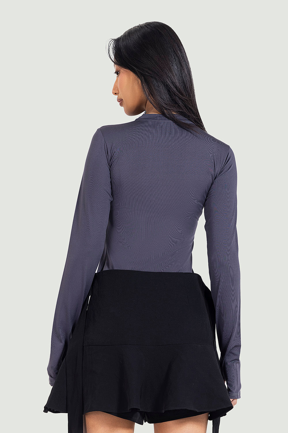 charcoal grey long sleeve