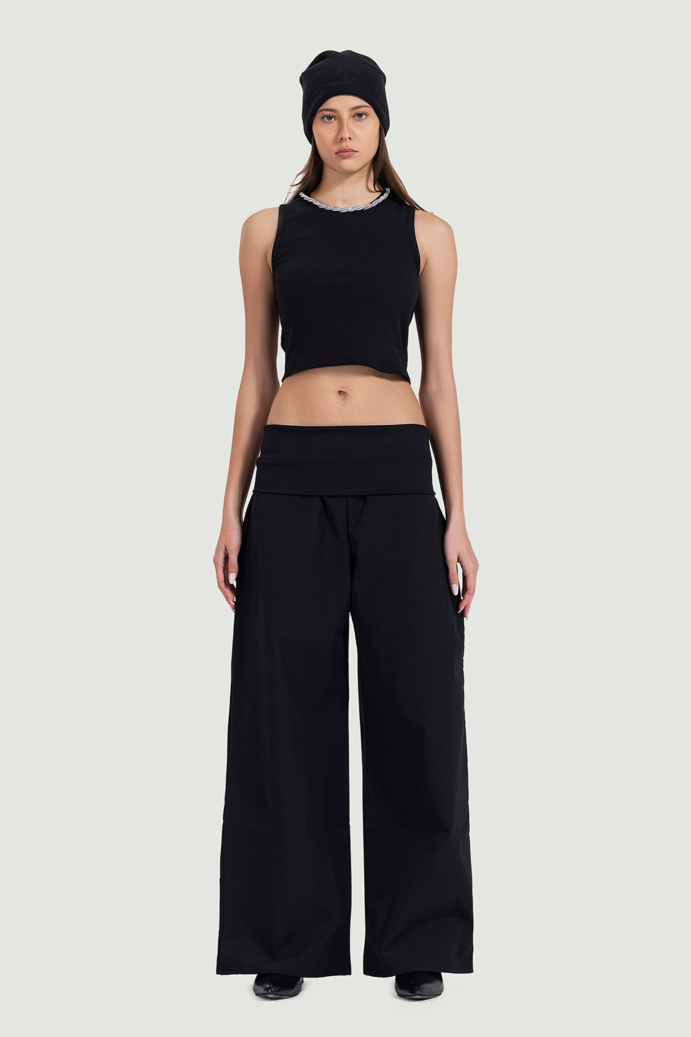 Double Waist black pants