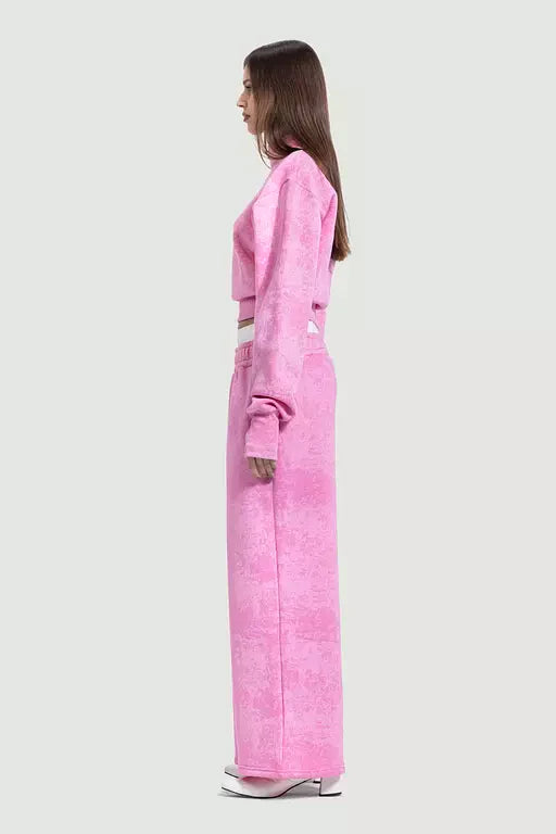 Bubble Gum boxer sweatpants In baby pink