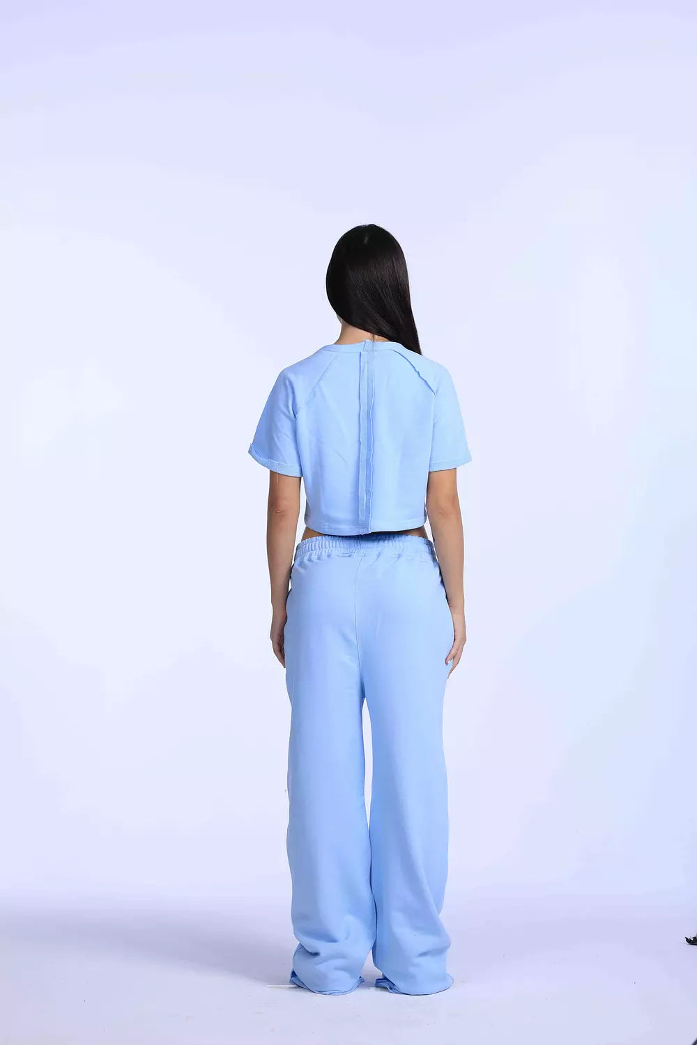 Baby blue oversized sweatpants