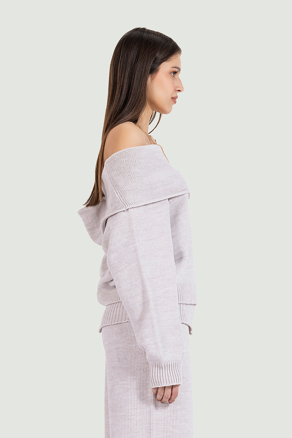 knit duo in nude