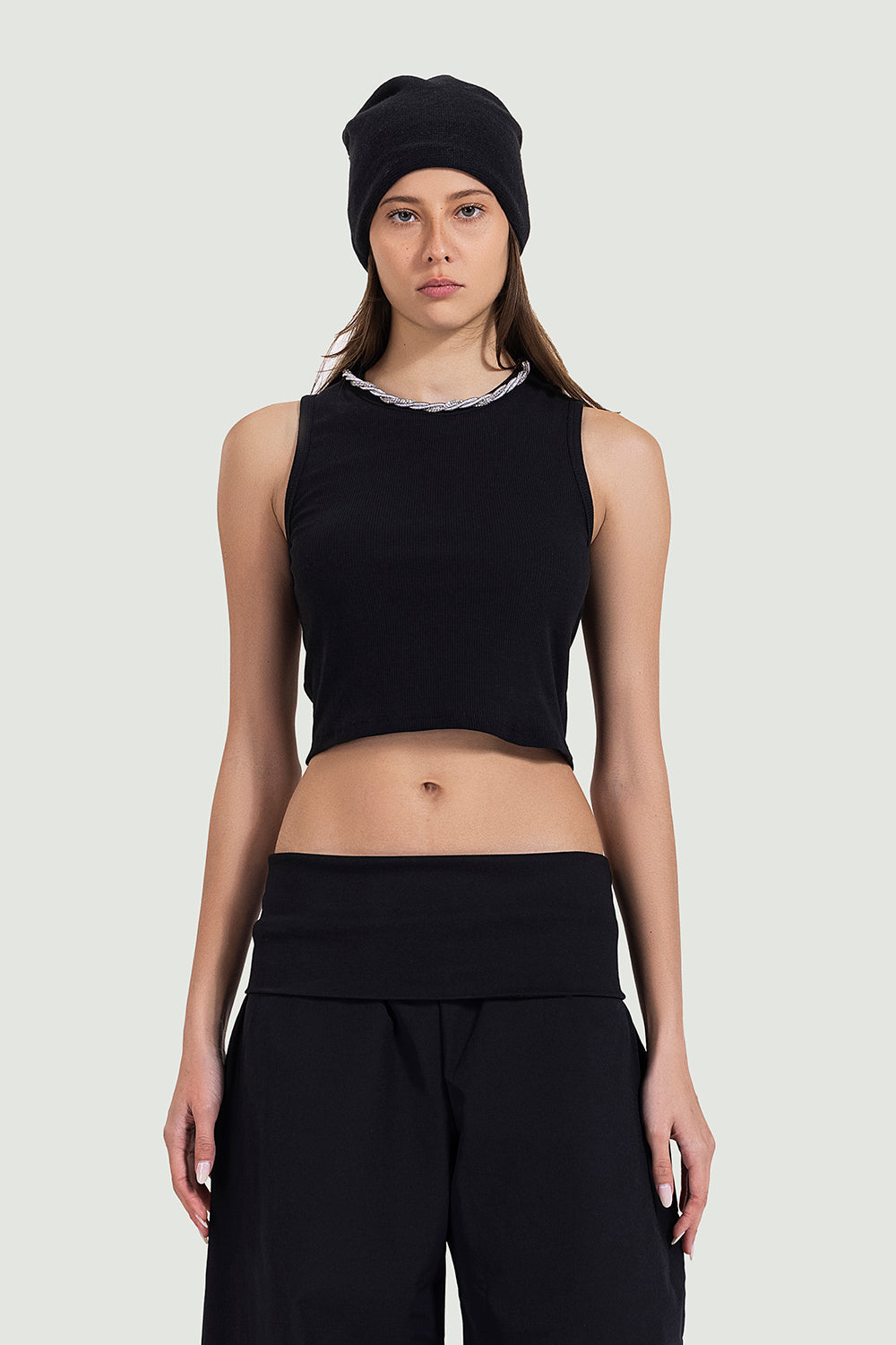 Double Waist black pants