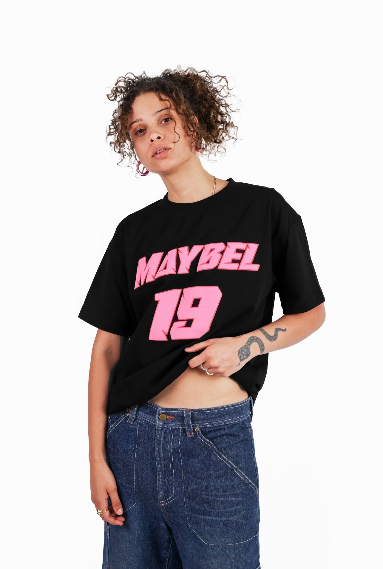 Maybel statment 19 oversized tee